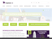 Tablet Screenshot of koopmans.nl
